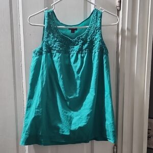 Merona Teal Sleeveless Top Size XS